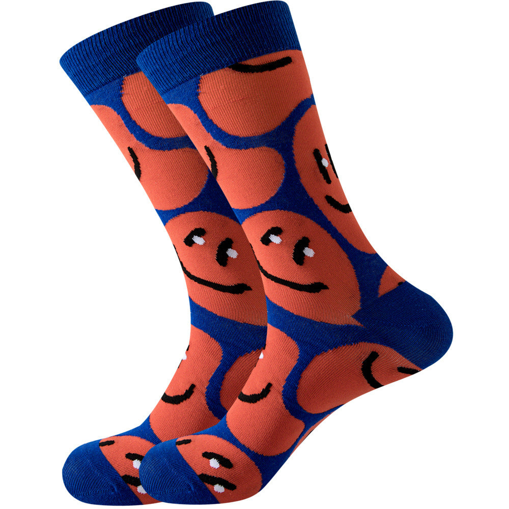 Animal Mid-calf Length Socks Geometric Men's Socks Tide