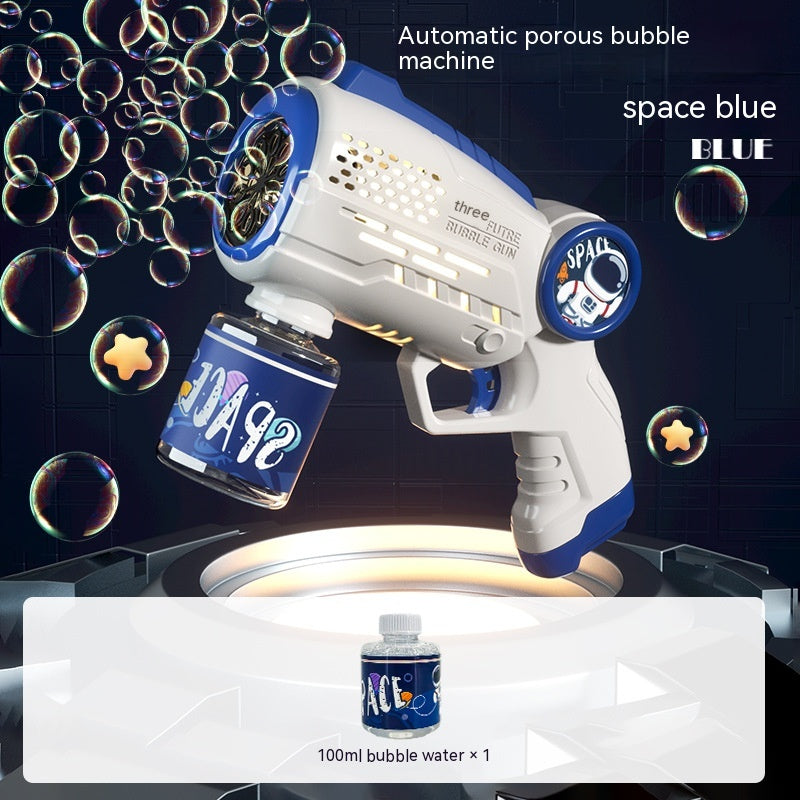 Space Bubble Gun Electric Fully Automatic Children's Handheld