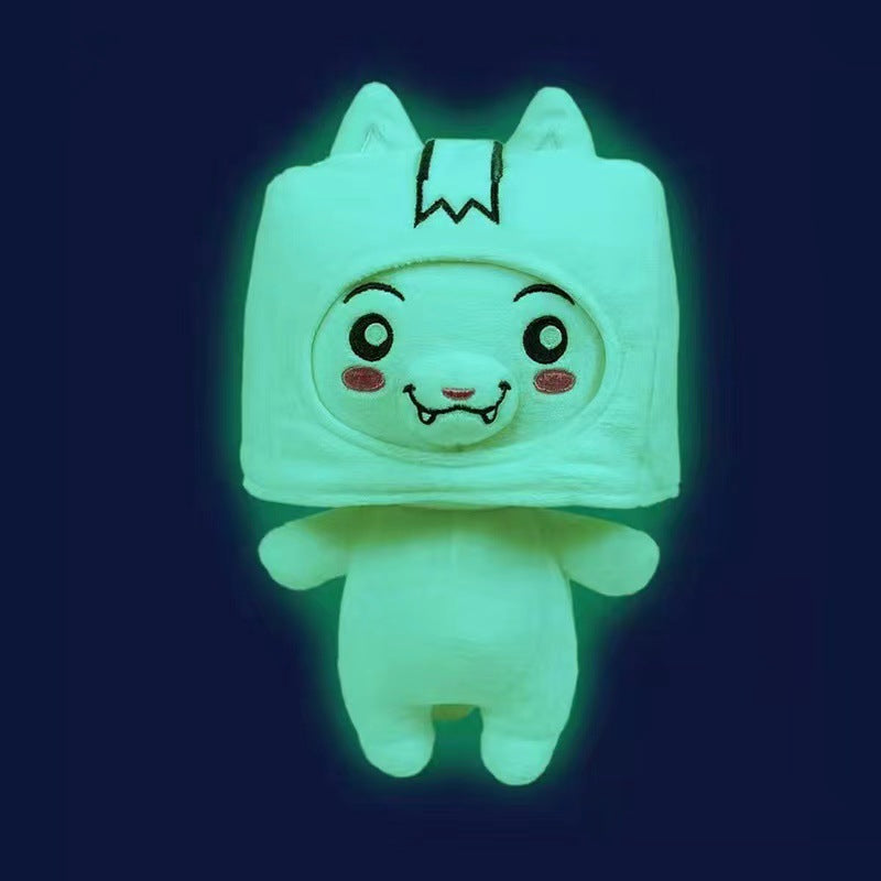 White Cloud Cat Luminous Ghost Doll Plush Toys