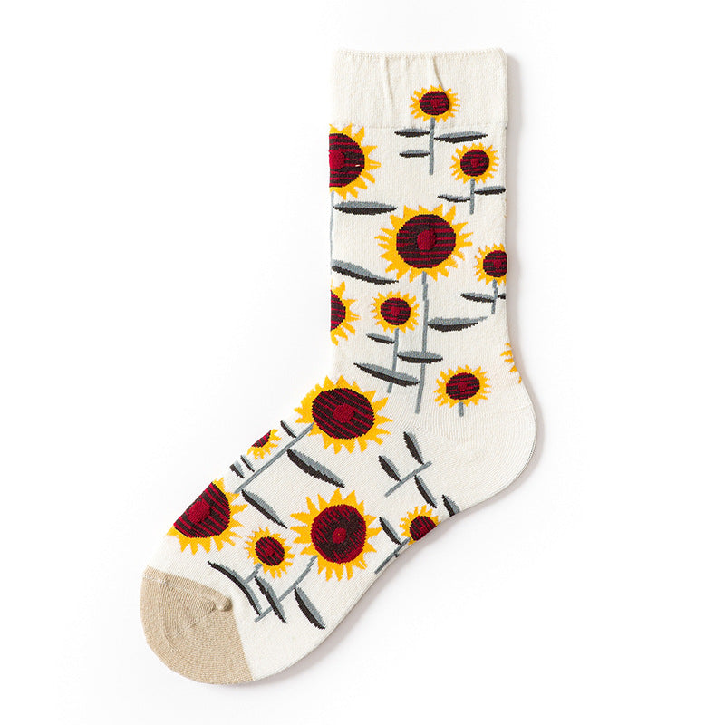 French Design Men And Women Skateboarding Mid-calf Socks