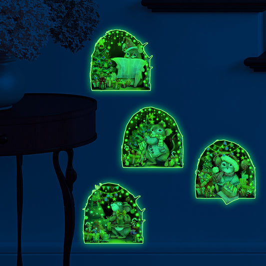 Glow Mouse Hole Wall Decal Halloween